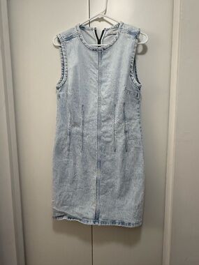 Abercrombie & Fitch Light Blue Denim I Sleeveless Dress